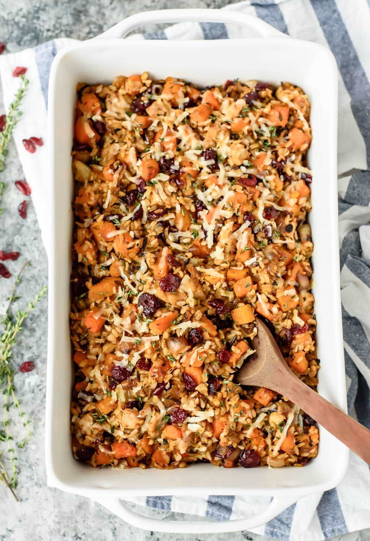 Irresistible Butternut Chicken Wild Rice Casserole for Fall